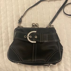 Coach snap purse black!